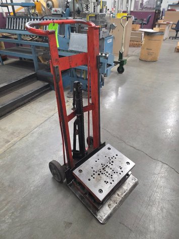 Image for Wesco Model PL-40-1620, Die Lift 2-Wheel Cart.