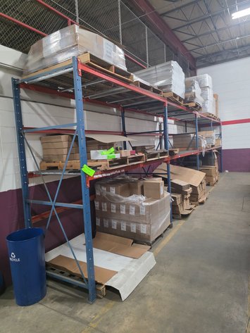 Image for Section of Bolt Together Pallet Racking.