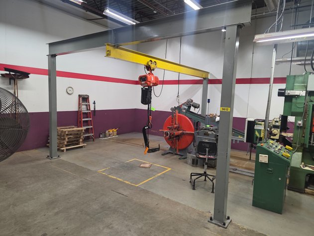 Image for Custom Built 3-Post Crane.