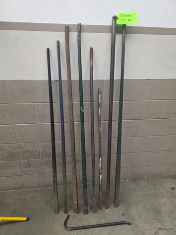 Image for (9) Assorted Pry Bars