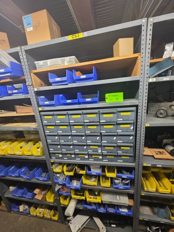 Image for Contents of Entire Shelving Unit.