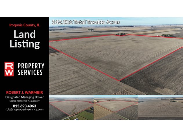 Image for 142.50± Acres Ash Grove Township, Iroquois County, IL
