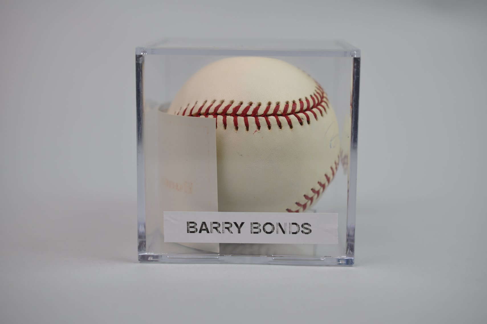 Barry Bonds Signed Ball w/COA