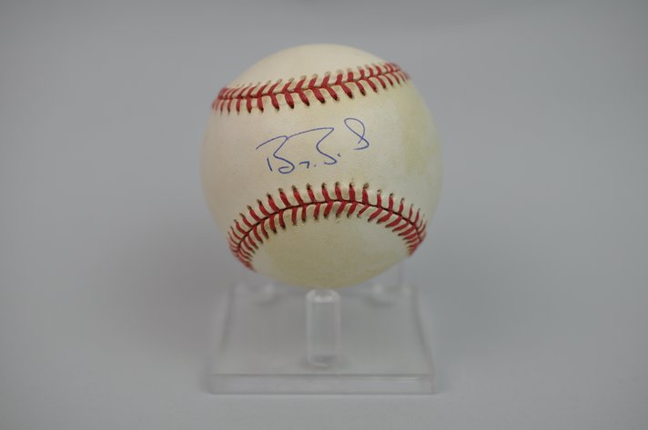 HR Record Holder-Barry Bonds Signed Ball