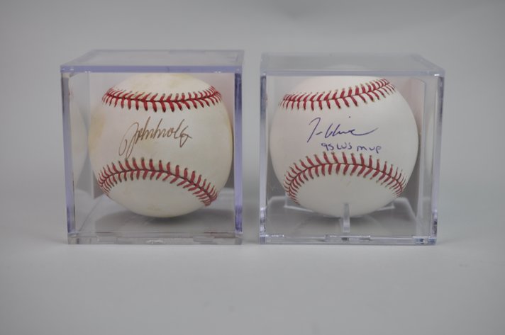 Braves Legends: Smoltz & Glavine Signed Baseballs