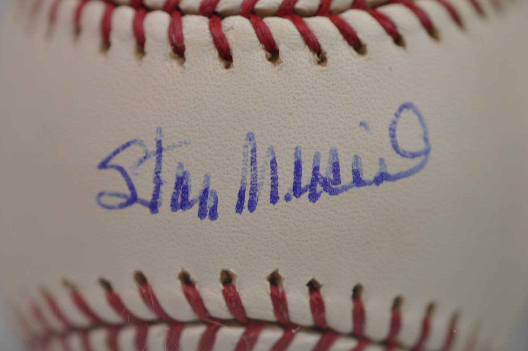 Baseballs Signed by Robinson, Feller, & Musial