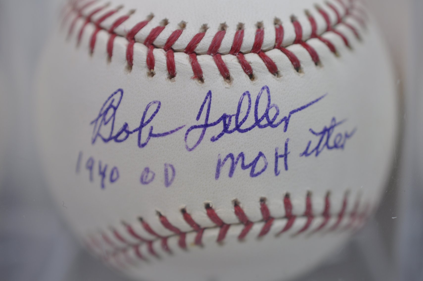 Baseballs Signed by Robinson, Feller, & Musial