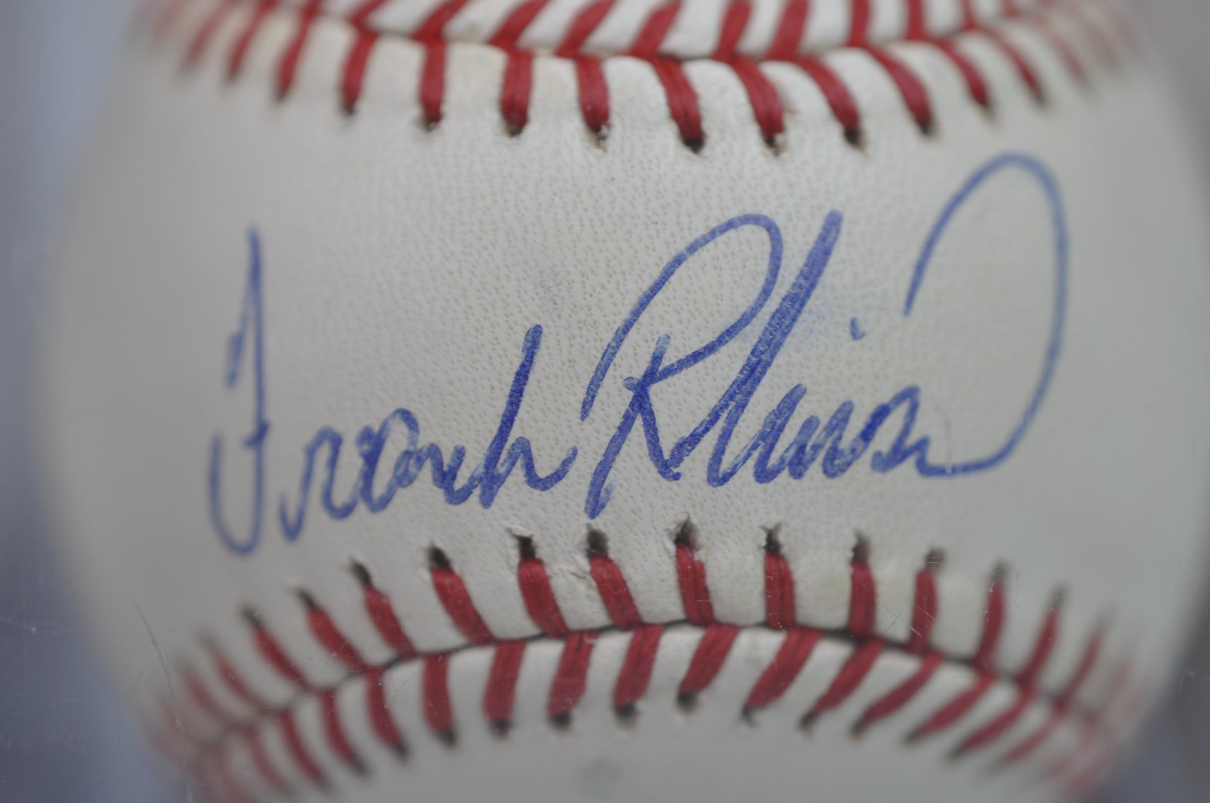 Baseballs Signed by Robinson, Feller, & Musial