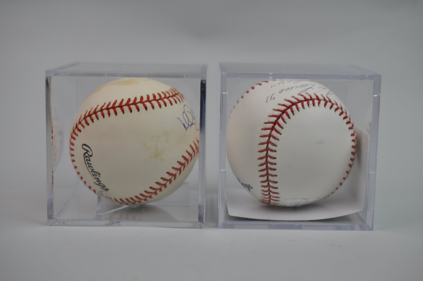 Baseballs Signed by Mark McGwire & Jose Canseco
