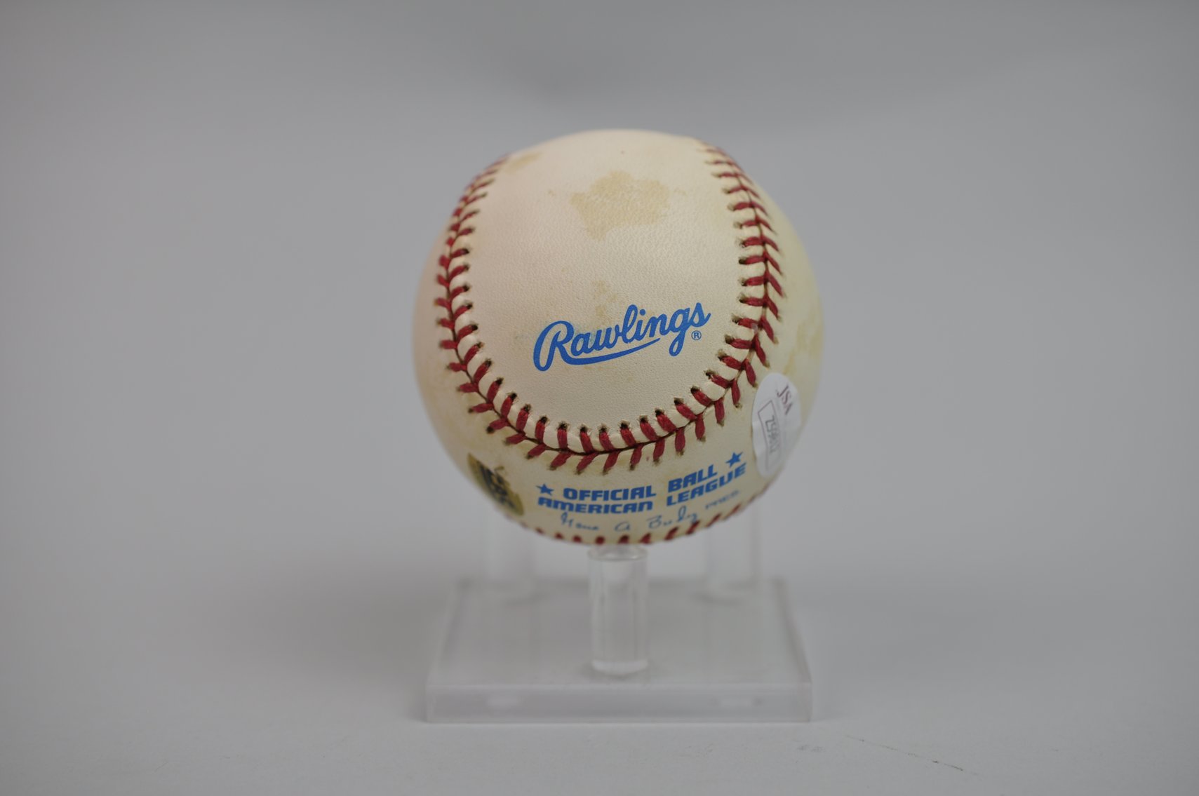 Joe Dimaggio-Signed Ball in Blue Ink