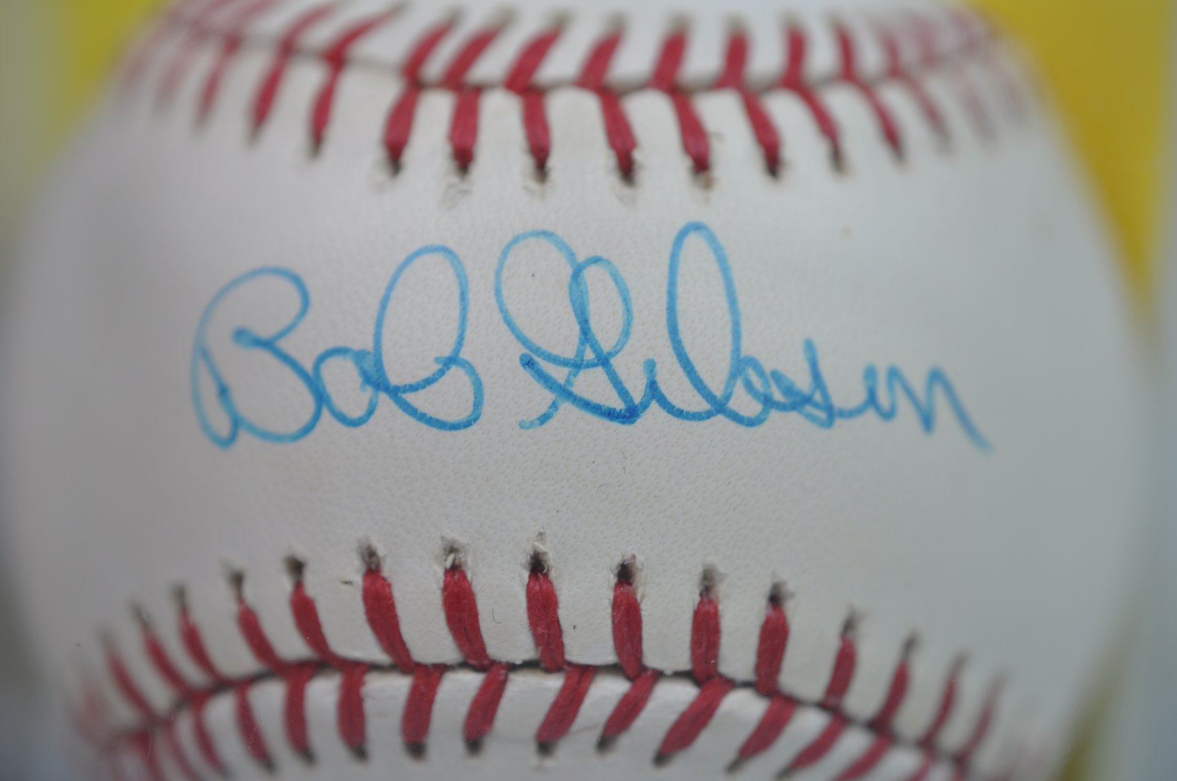 HOF Bob Gibson and Whitey Ford Signed Balls