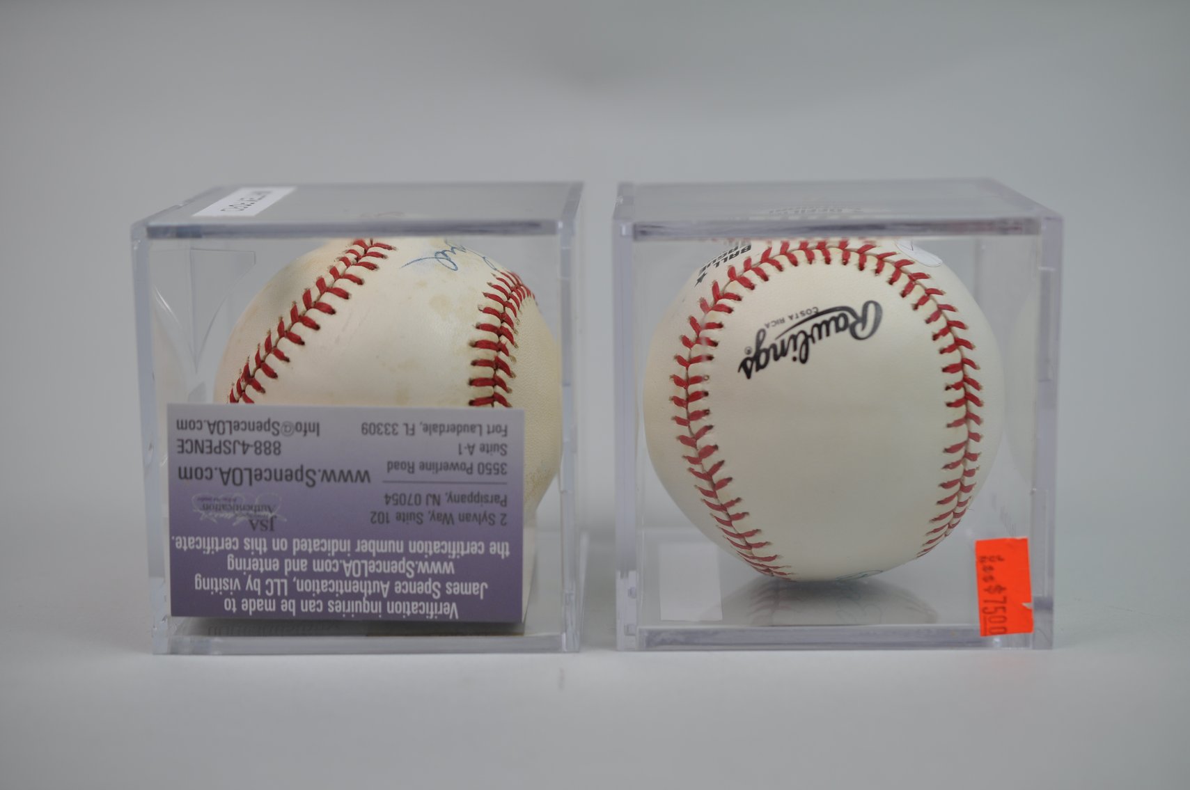 HOF Bob Gibson and Whitey Ford Signed Balls