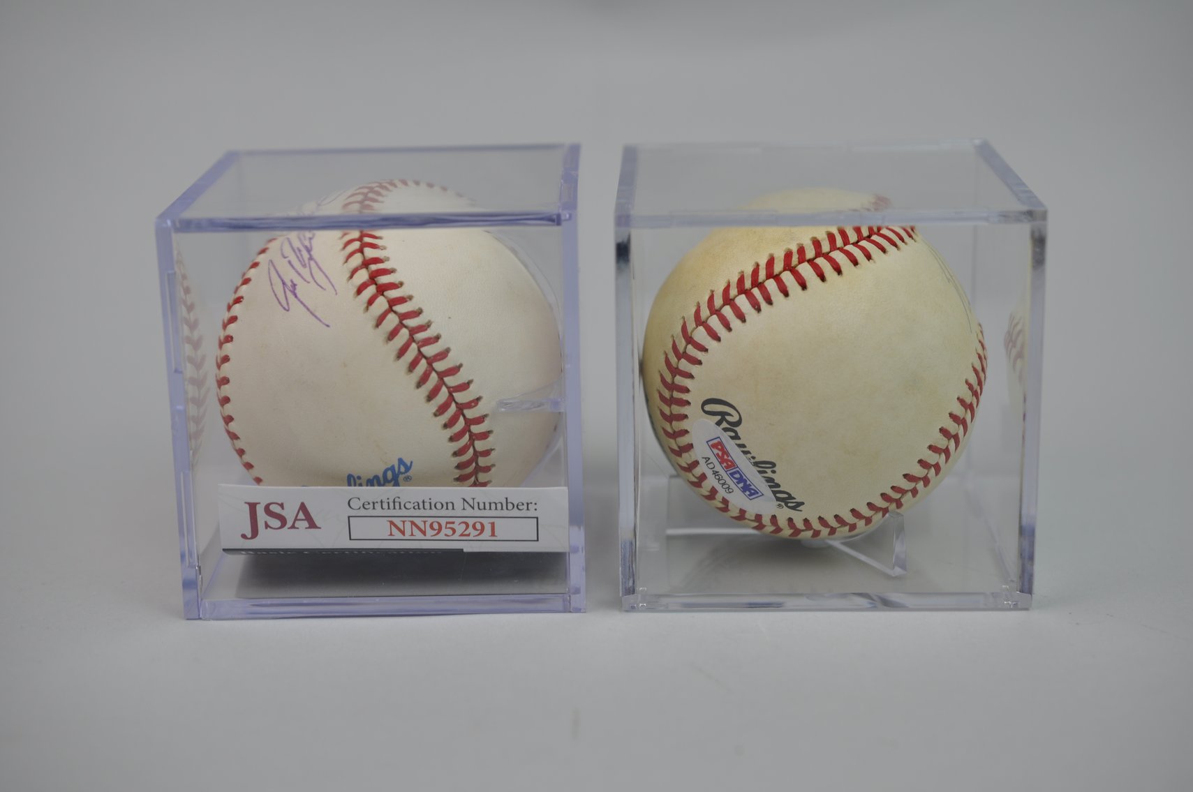 Nolan Ryan & Julio Rodríguez Signed Balls