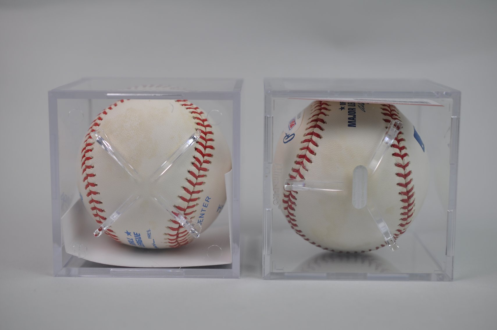Baseballs Signed by HOF Gaylord Perry and Millie McCovey