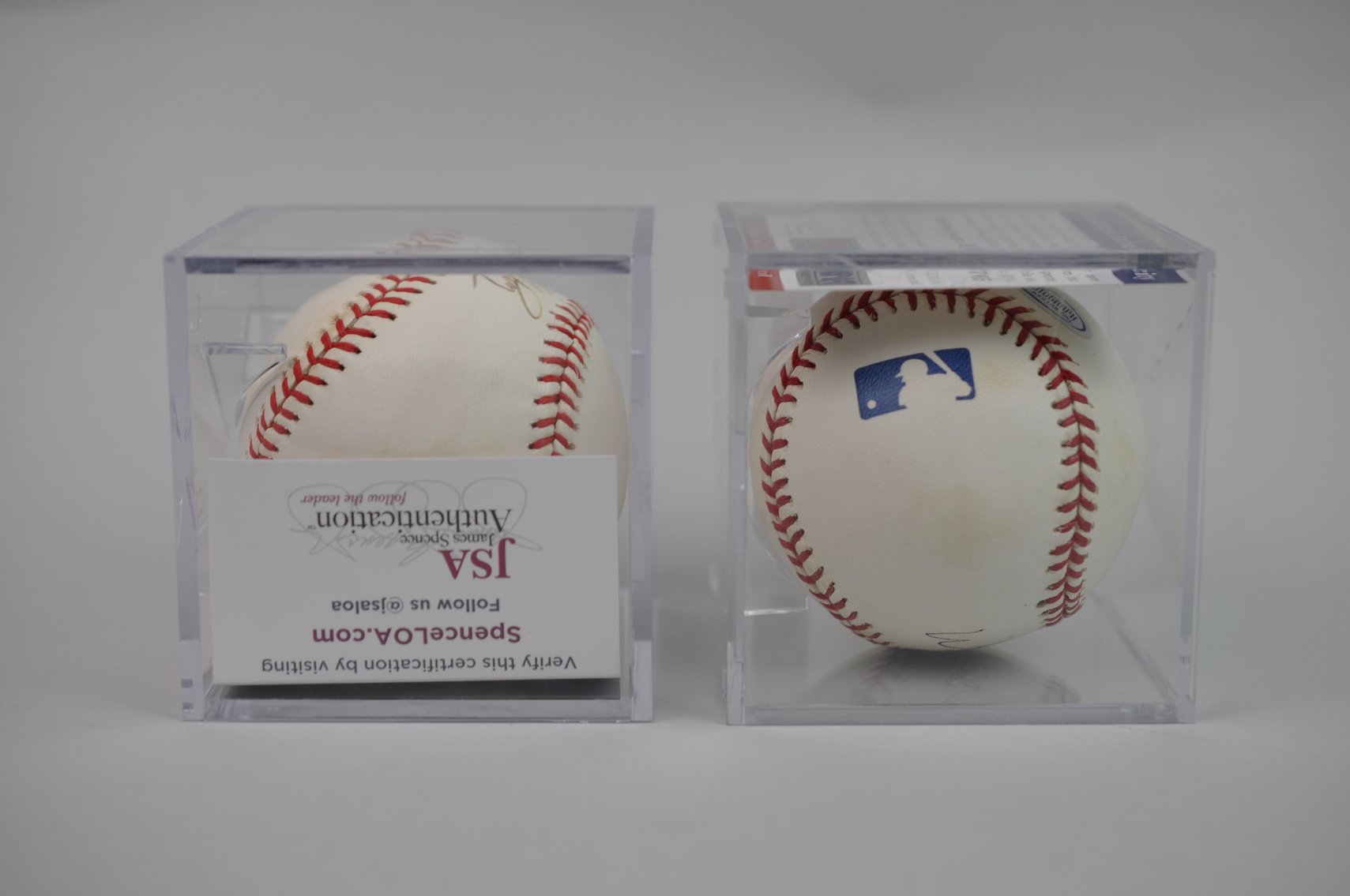 Baseballs Signed by HOF Gaylord Perry and Millie McCovey