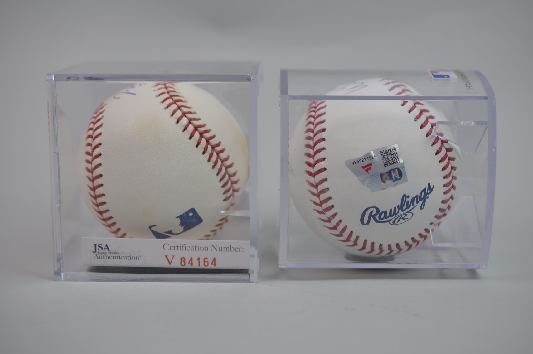 Signed Walker Buehler & Tom Glavine Baseballs