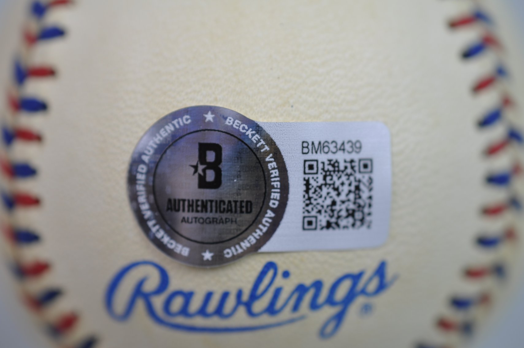 Olympic Baseball Signed by Will Clark in 1984