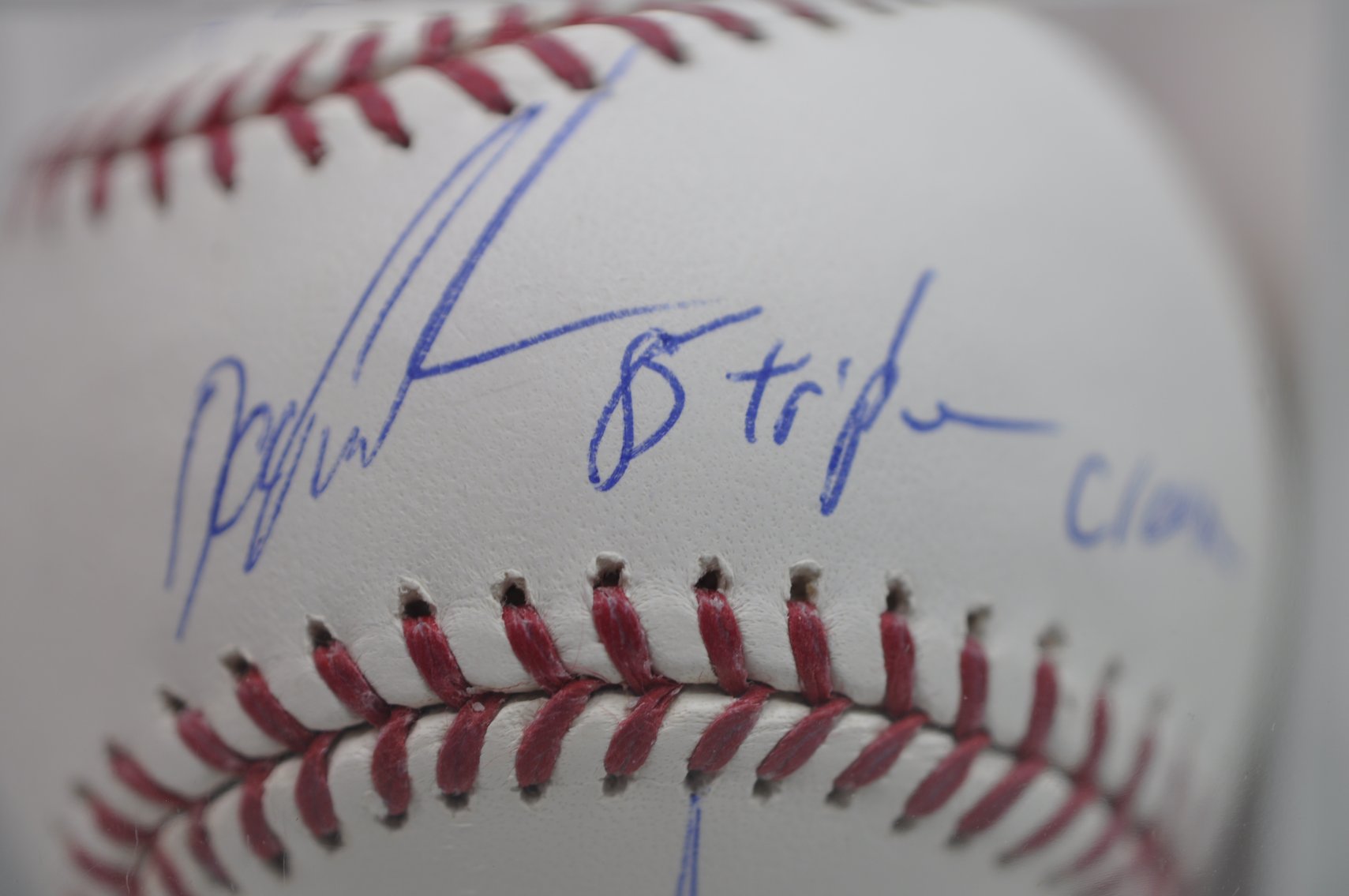 Three Ds of Baseball Signed Balls