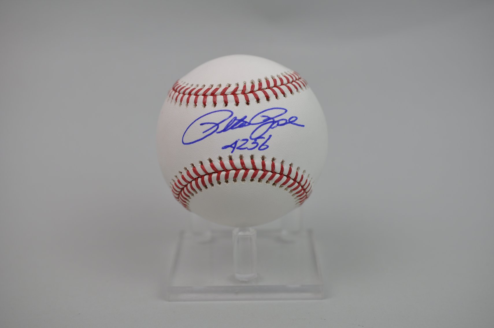 Pete Rose Inscribed Baseball