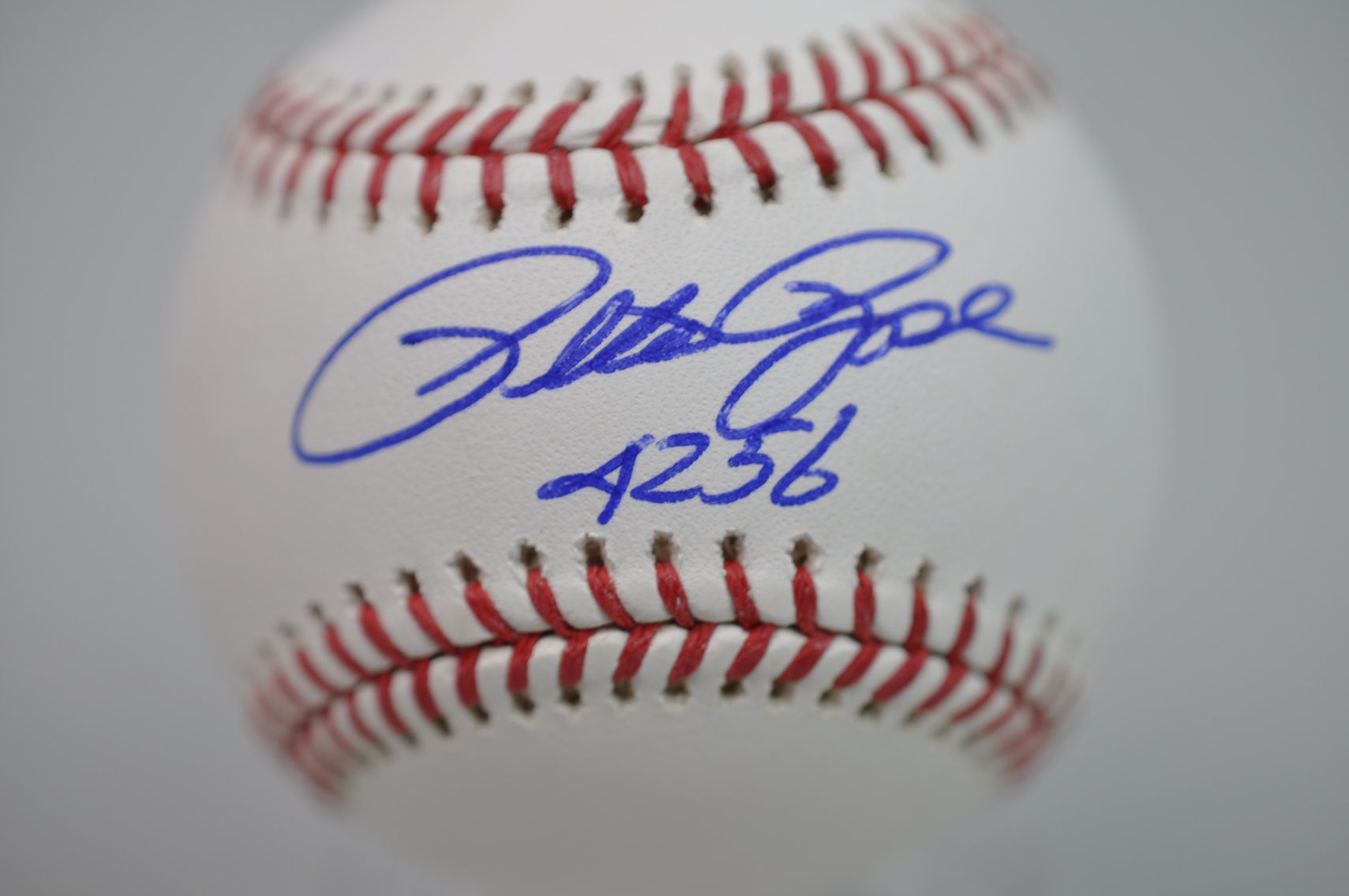 Pete Rose Inscribed Baseball
