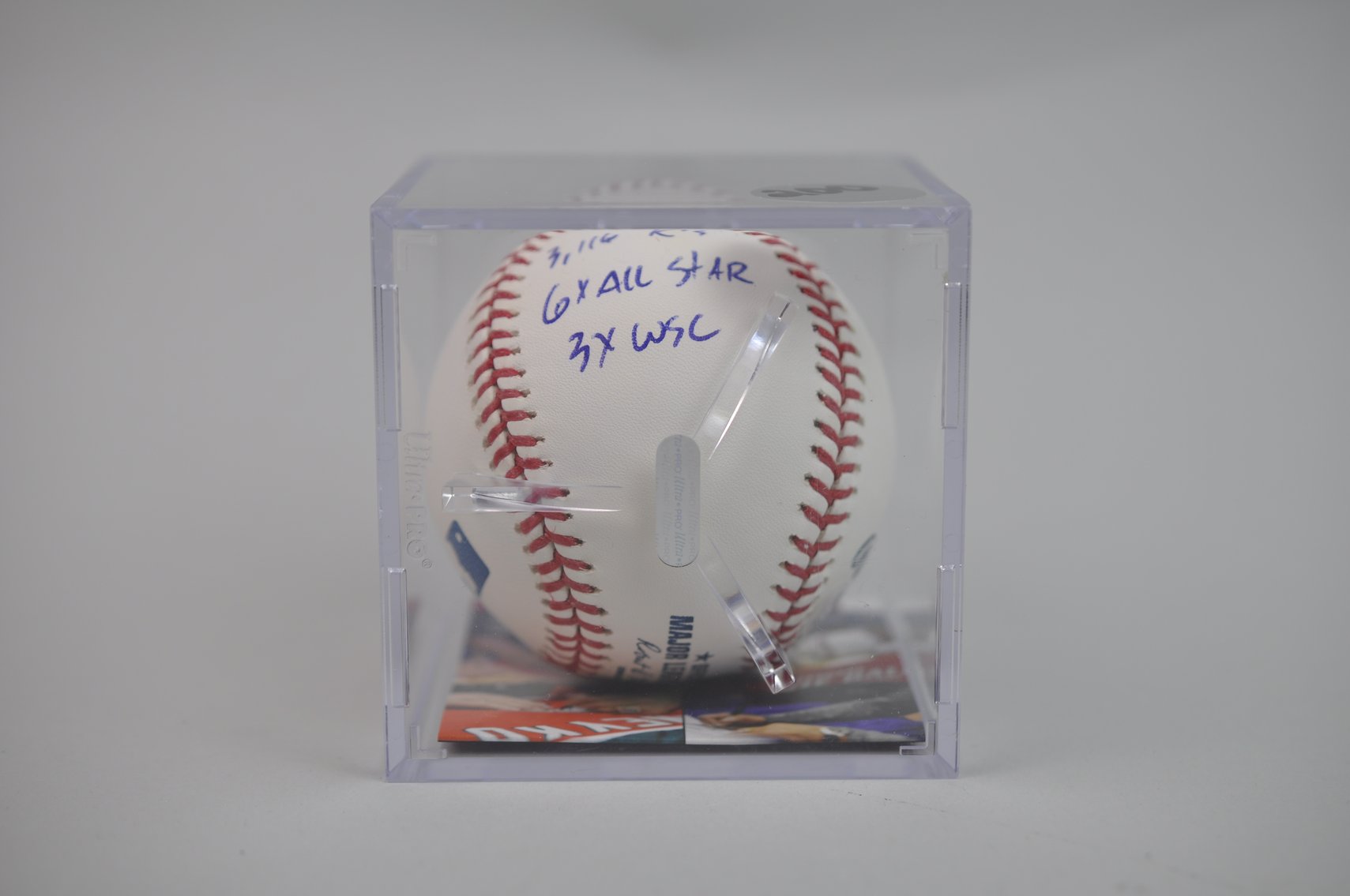 Baseball Inscribed by Curt Schilling