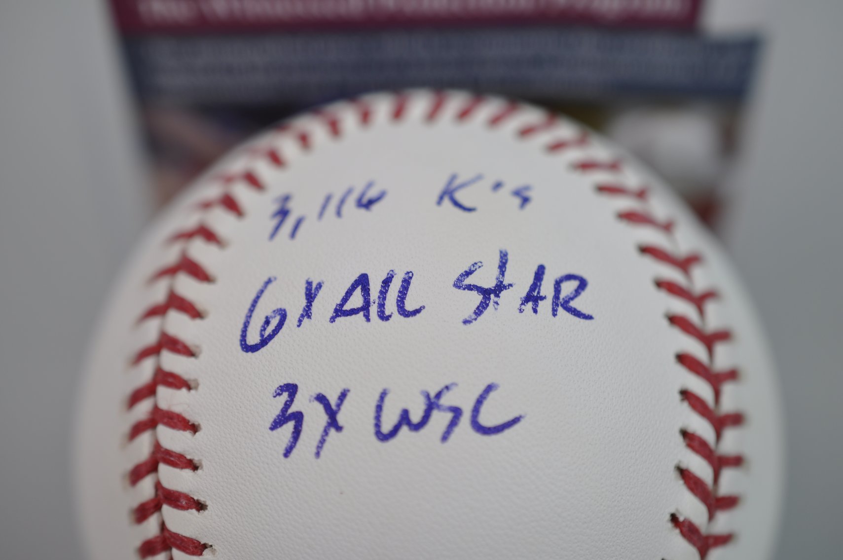 Baseball Inscribed by Curt Schilling