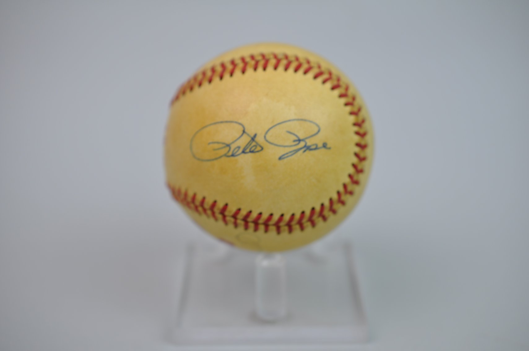 Rose, Carlton & Schmidt Signed Baseball