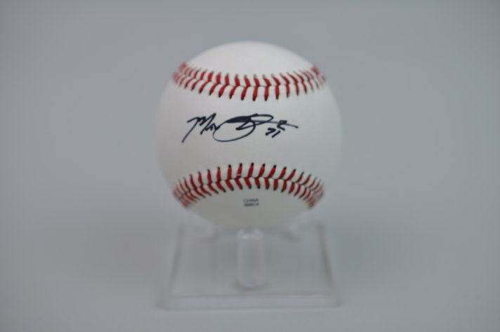 Max Scherzer Autographed Baseball
