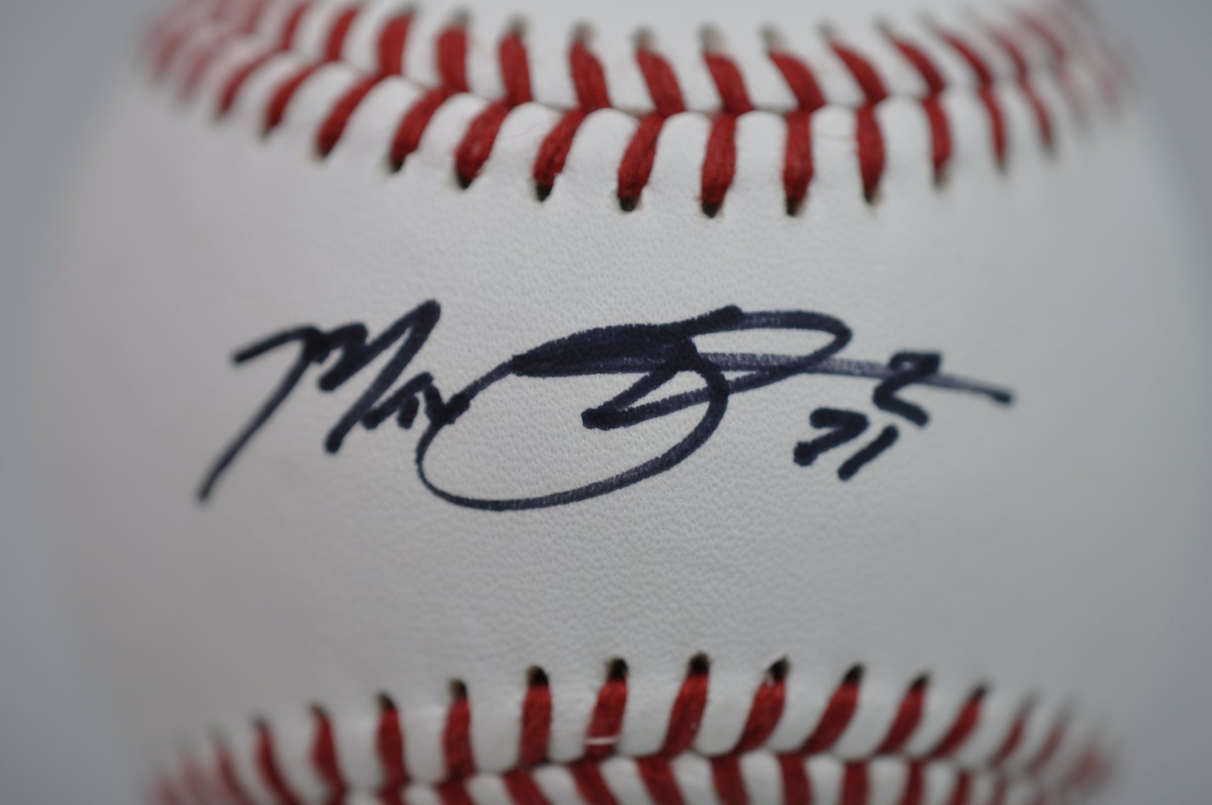 Max Scherzer Autographed Baseball