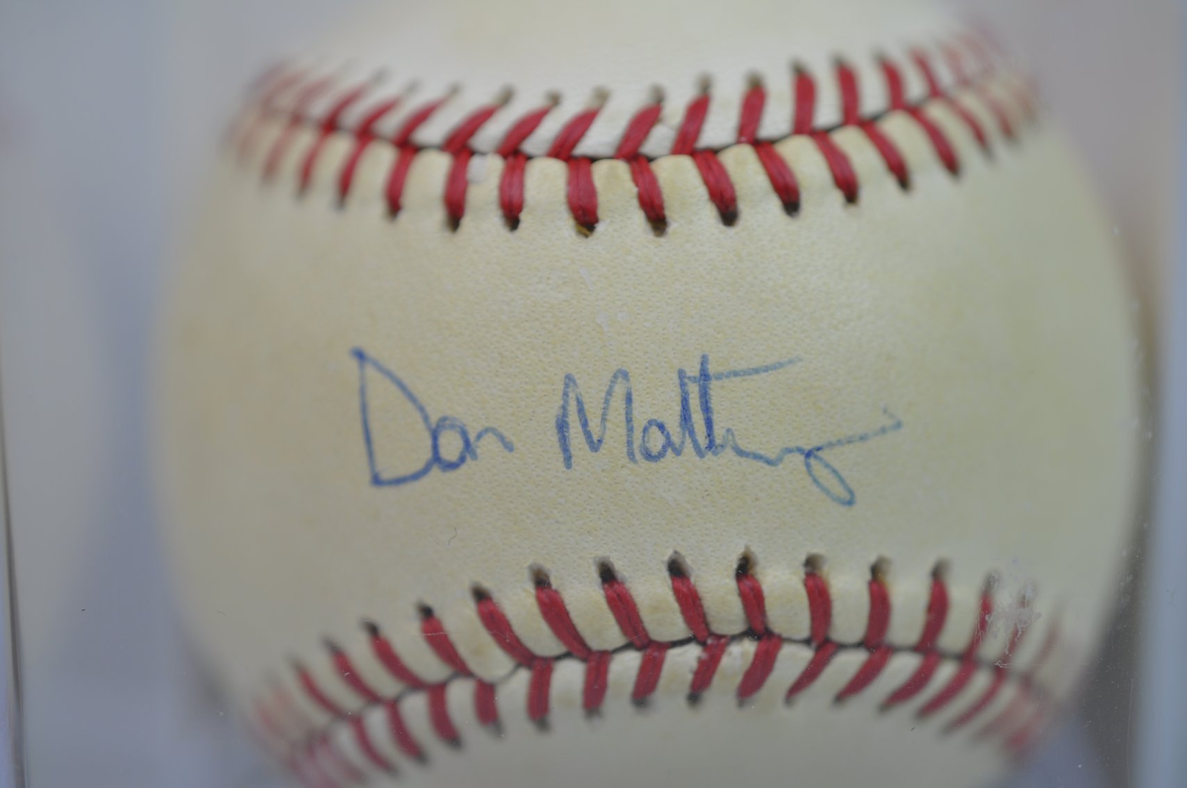 Baseball Signed by HOF Don Mattingly