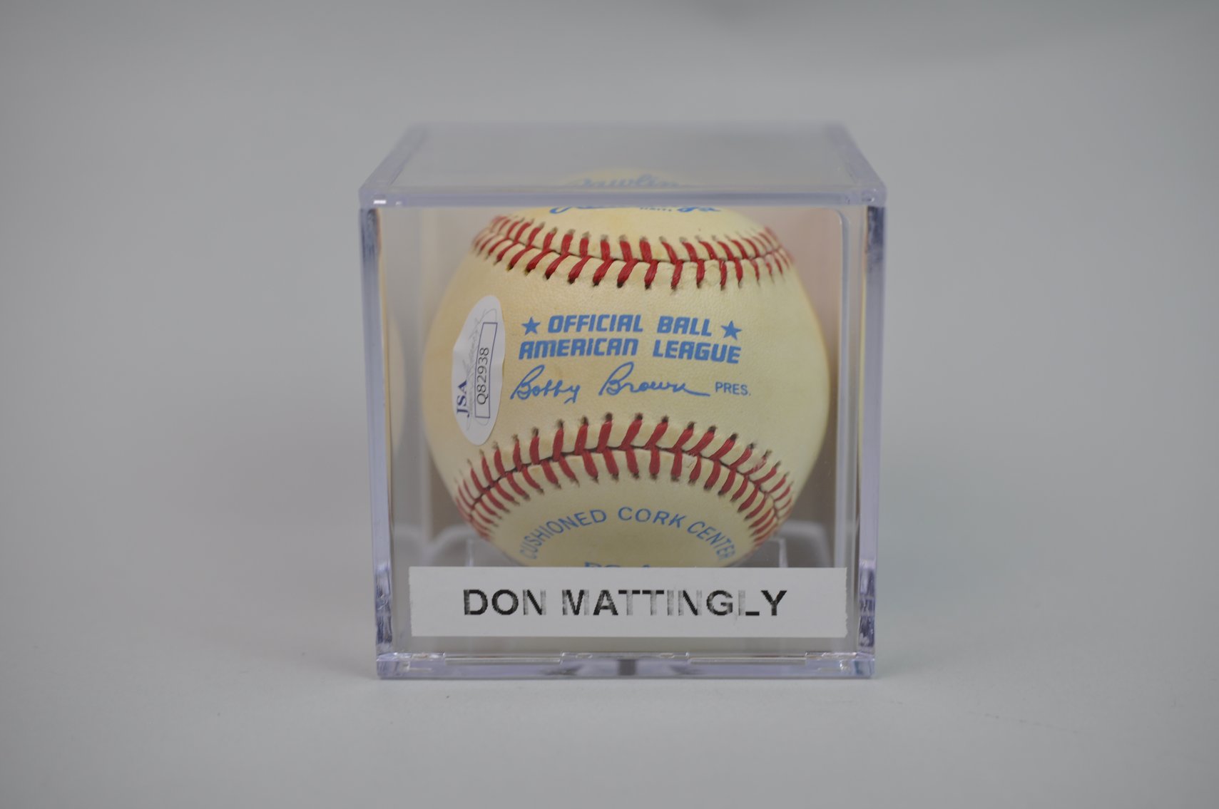 Baseball Signed by HOF Don Mattingly