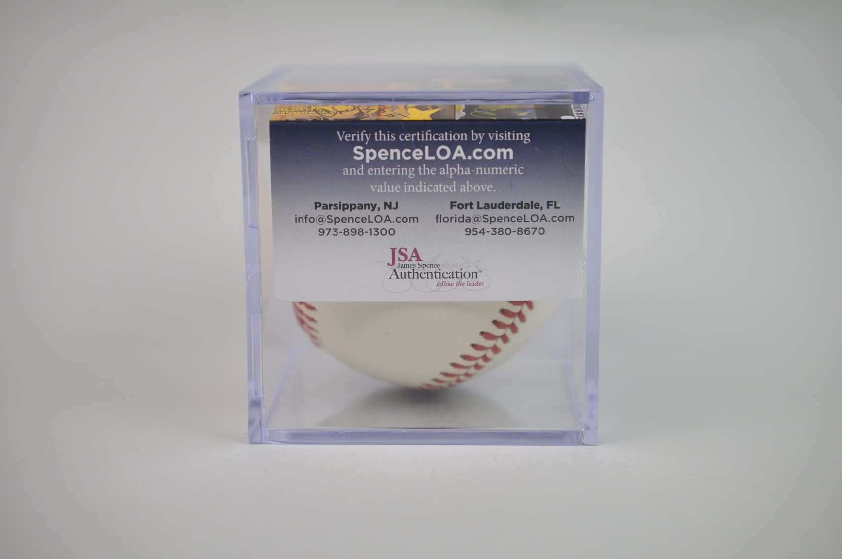 Baseball Sweet Spot Signed by Mike Schmidt