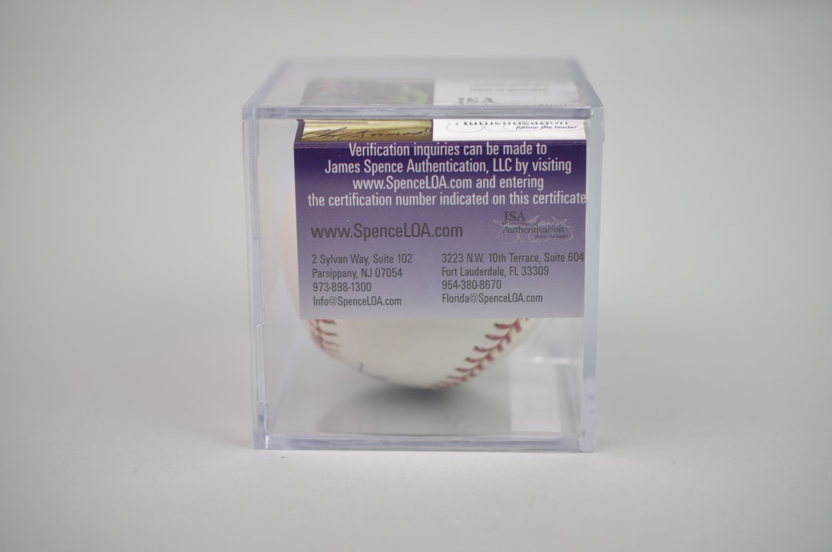 Autographed Baseball by Robin Yount