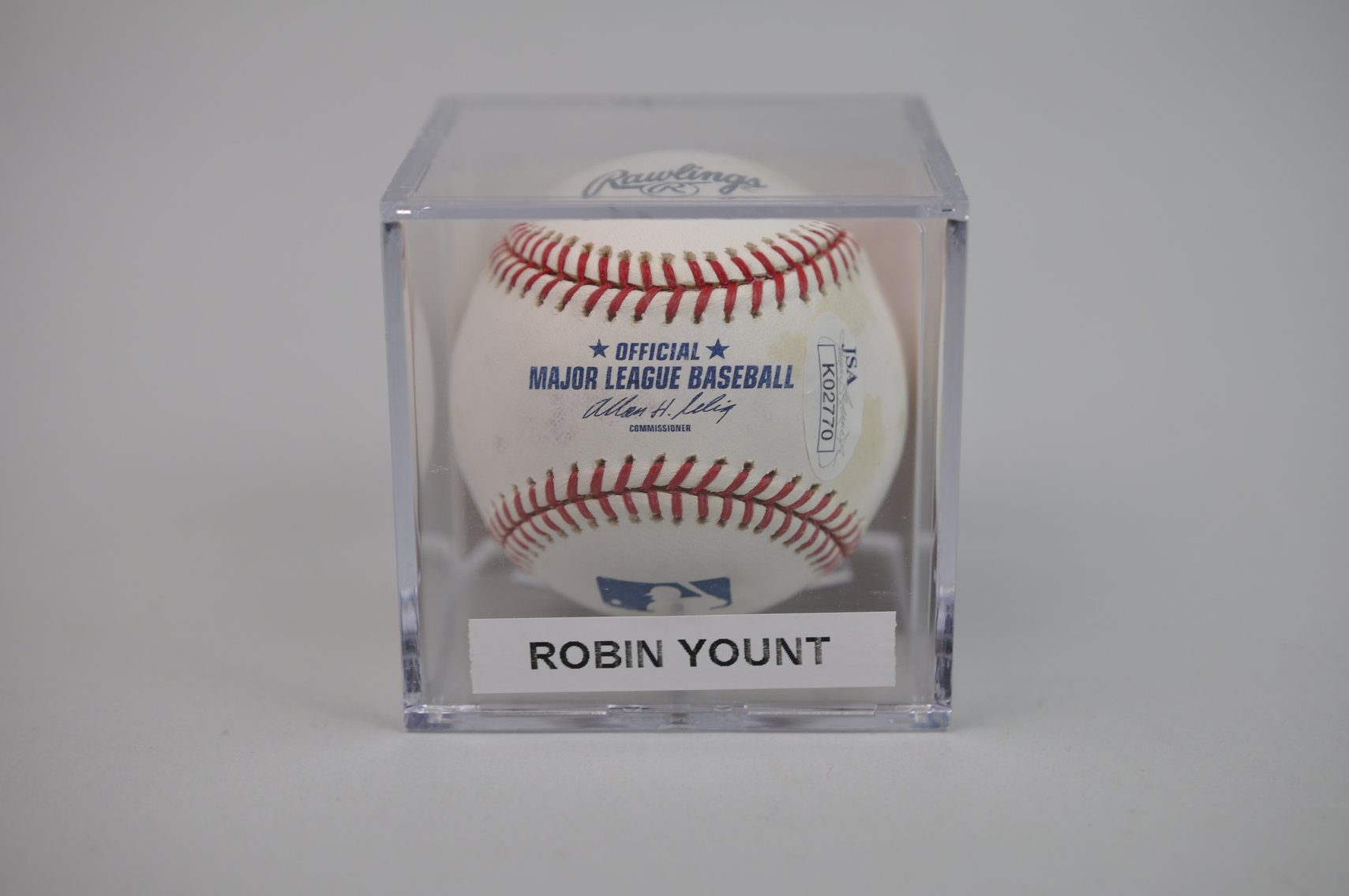 Autographed Baseball by Robin Yount