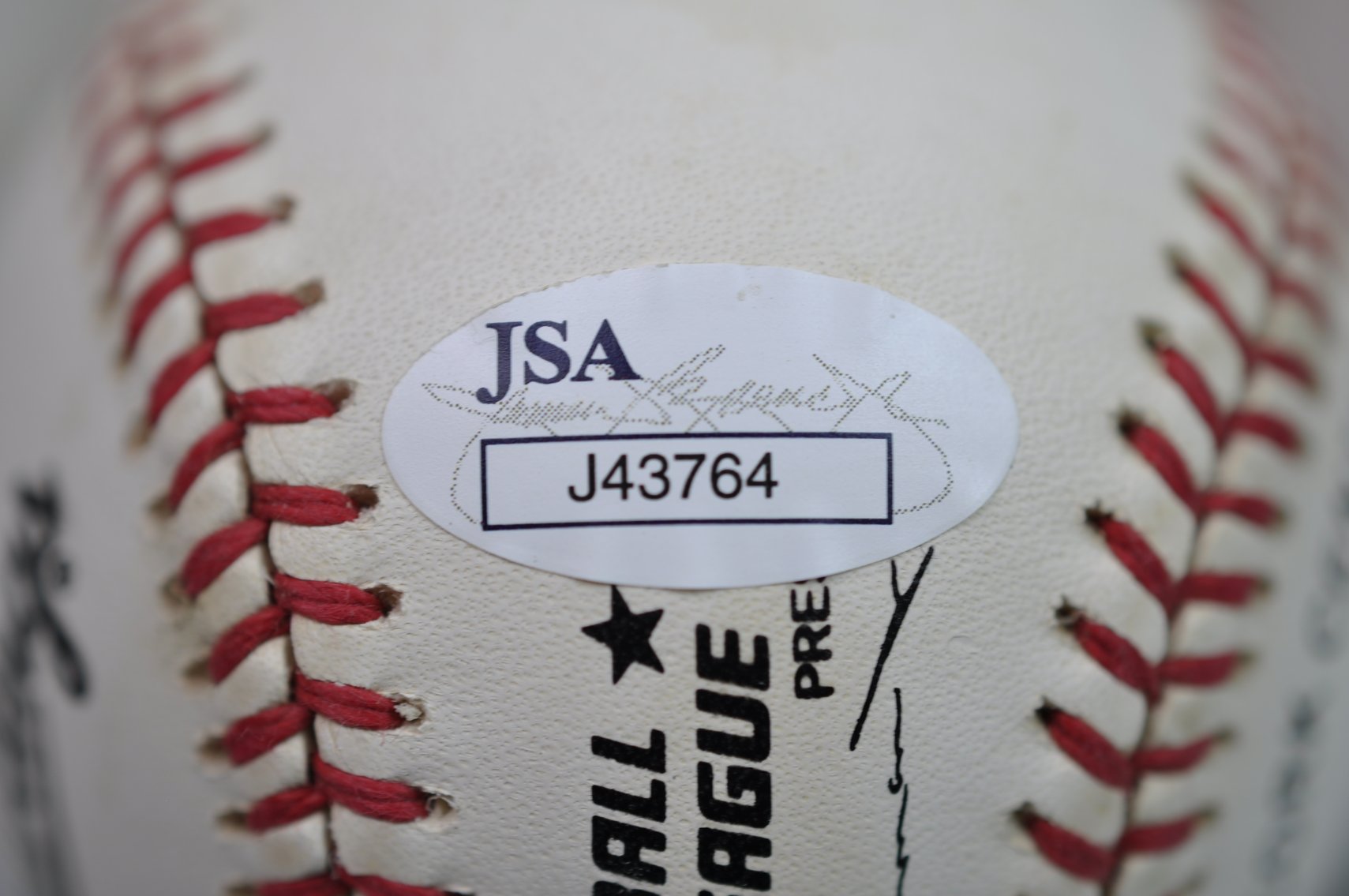 Baseball Signed by HOF Warren Spahn