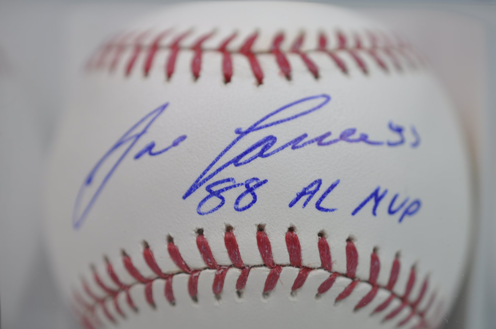 Inscribed Baseball by José Canseco