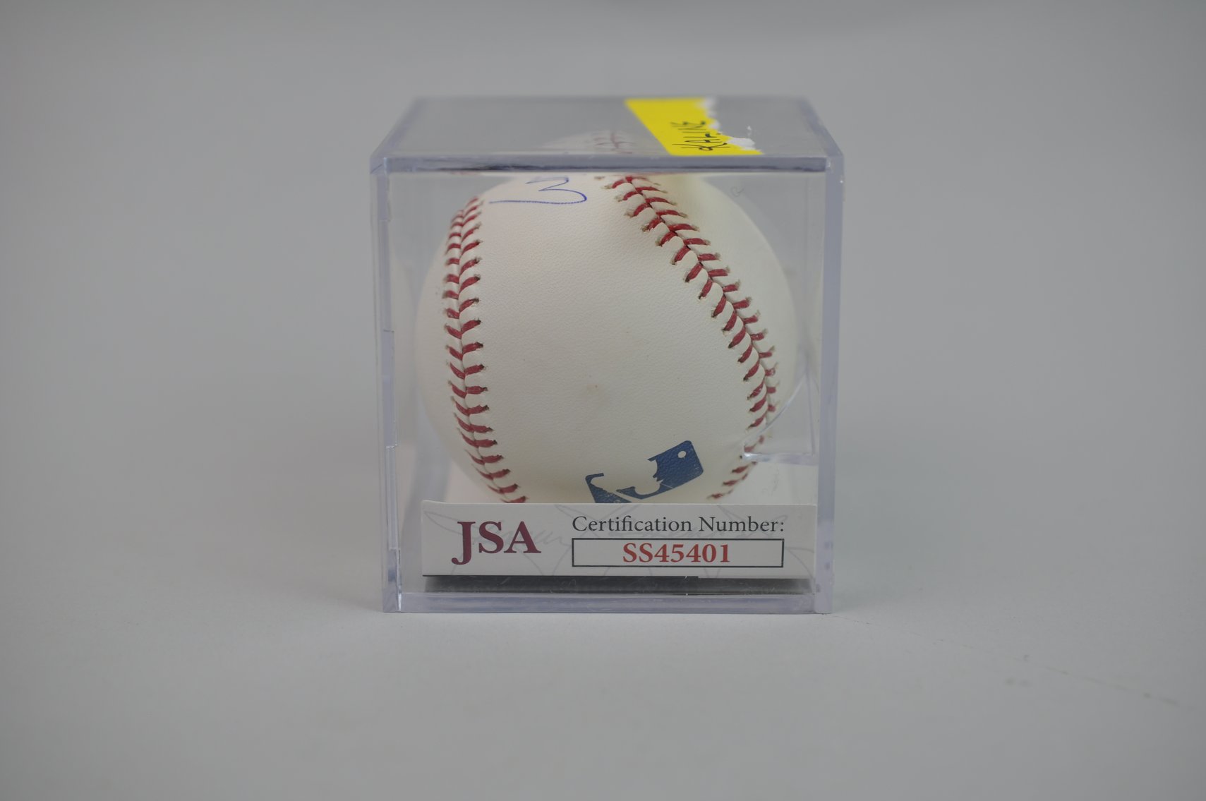 HOF Al Kaline Baseball in Blue Ink