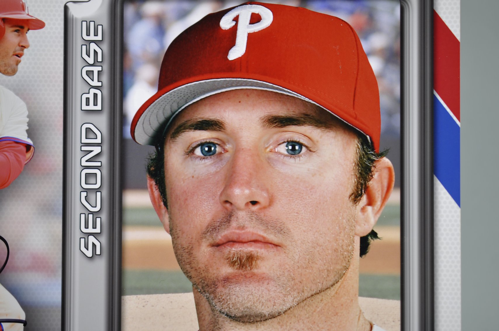 Chase Utley Signed Baseball Photograph