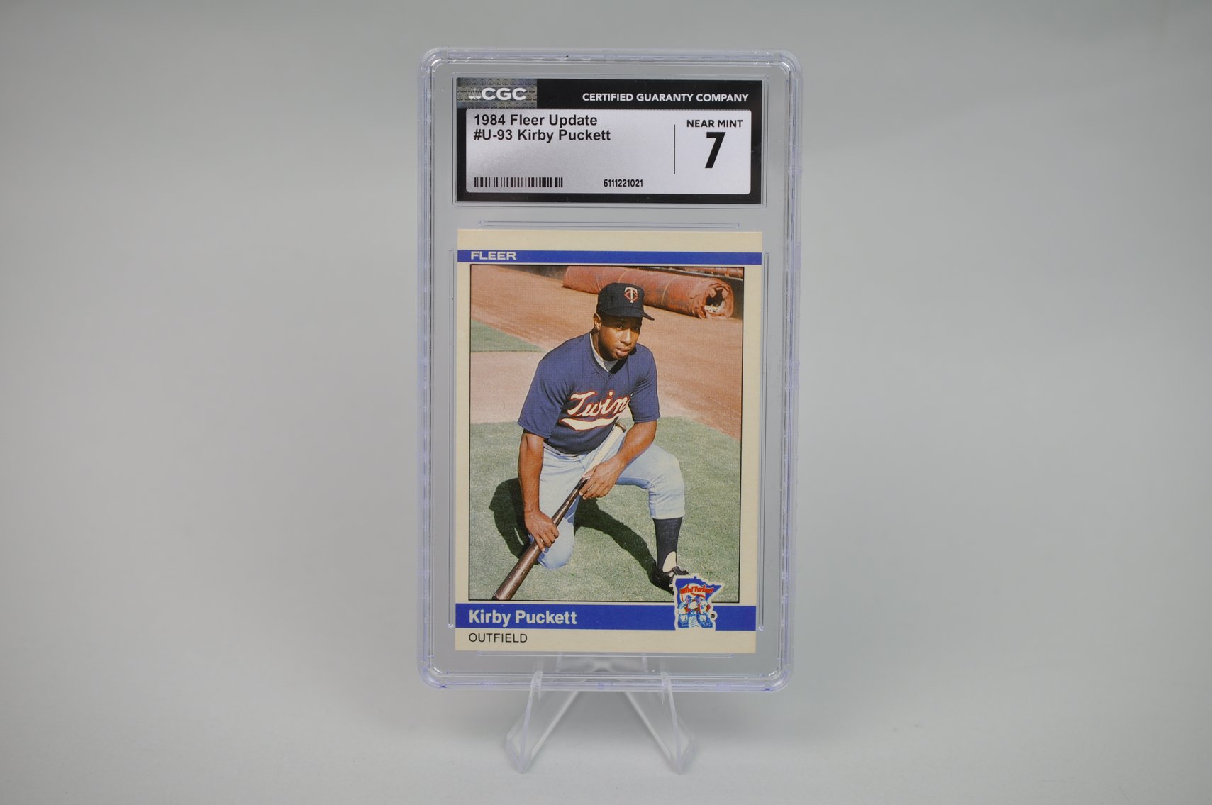 1984 Kirby Puckett #U-93 CGC 7 Graded Card
