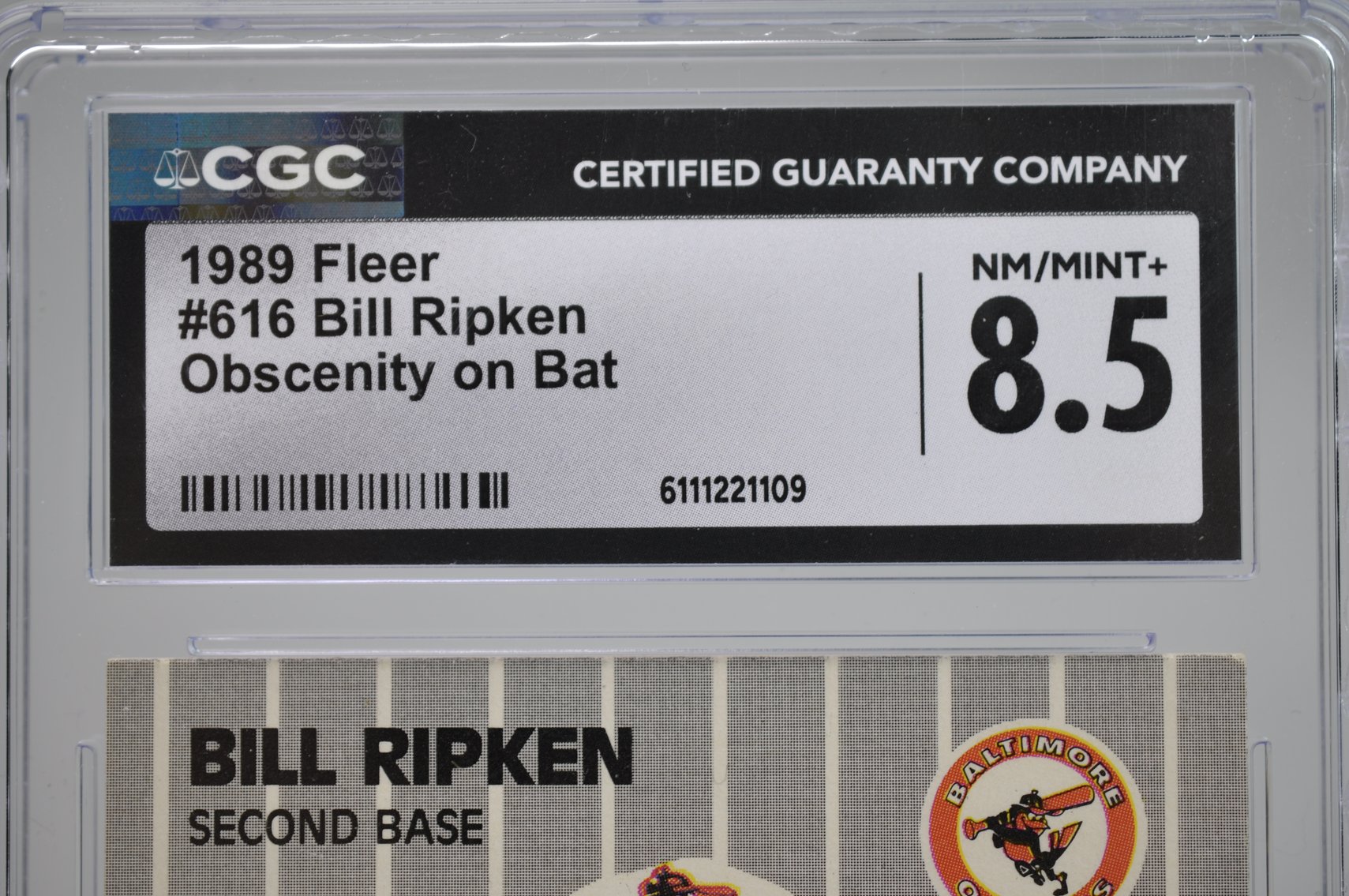 Two 1989 Bill Ripken #616 (FF)