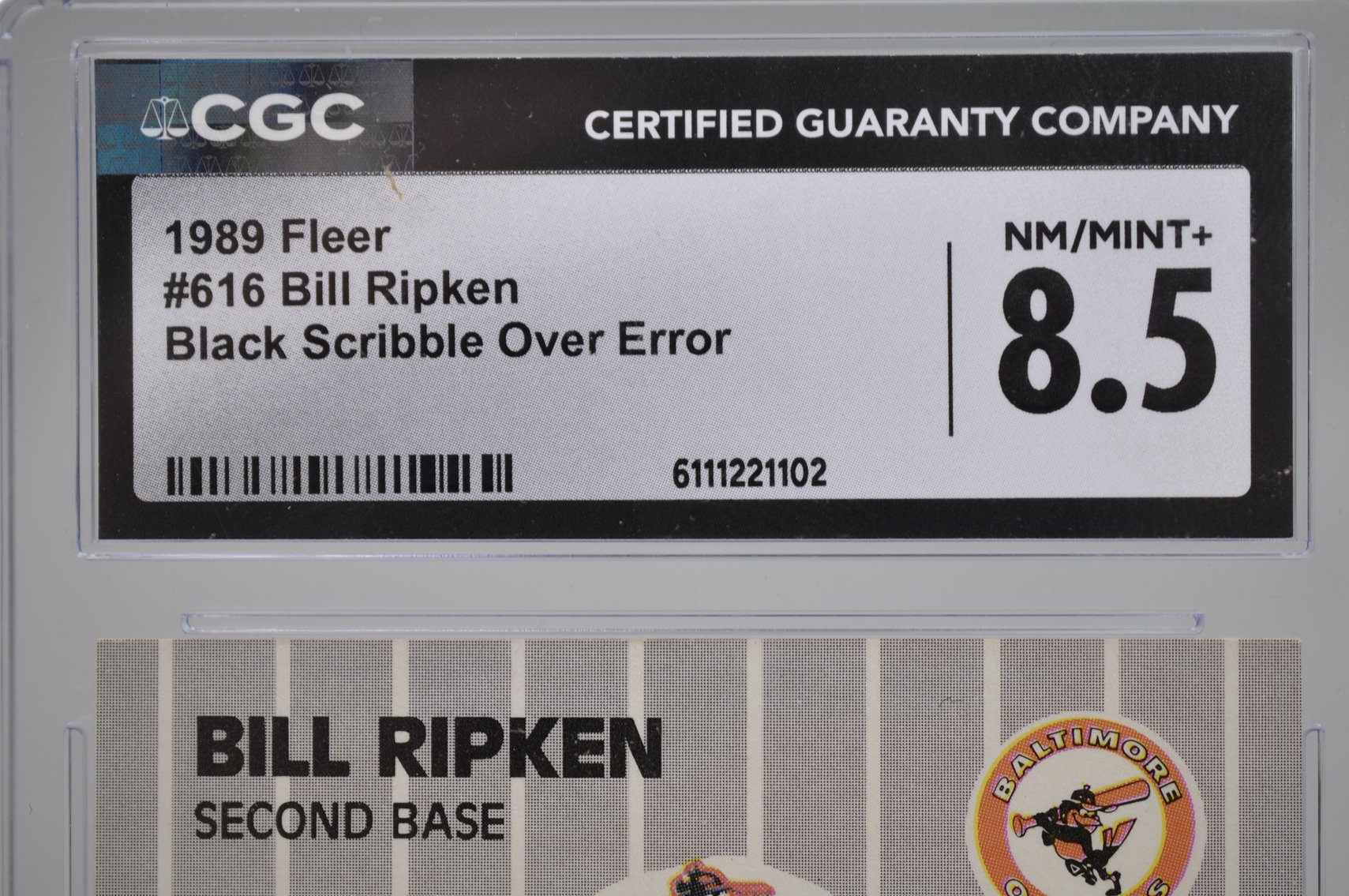 Two 1989 Bill Ripken #616 (FF)