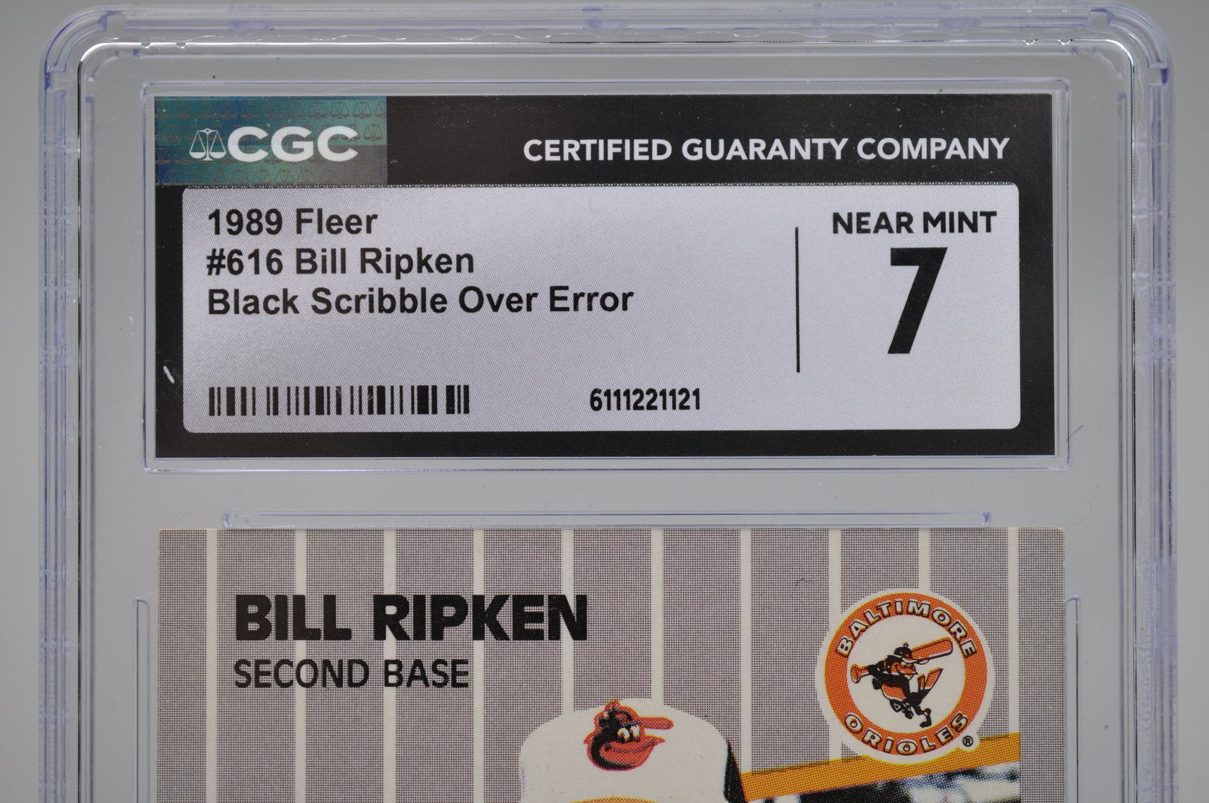 Ripken #616 Error Card & Alternate Version