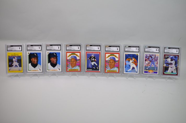 Bo Jackson Graded Cards Collection