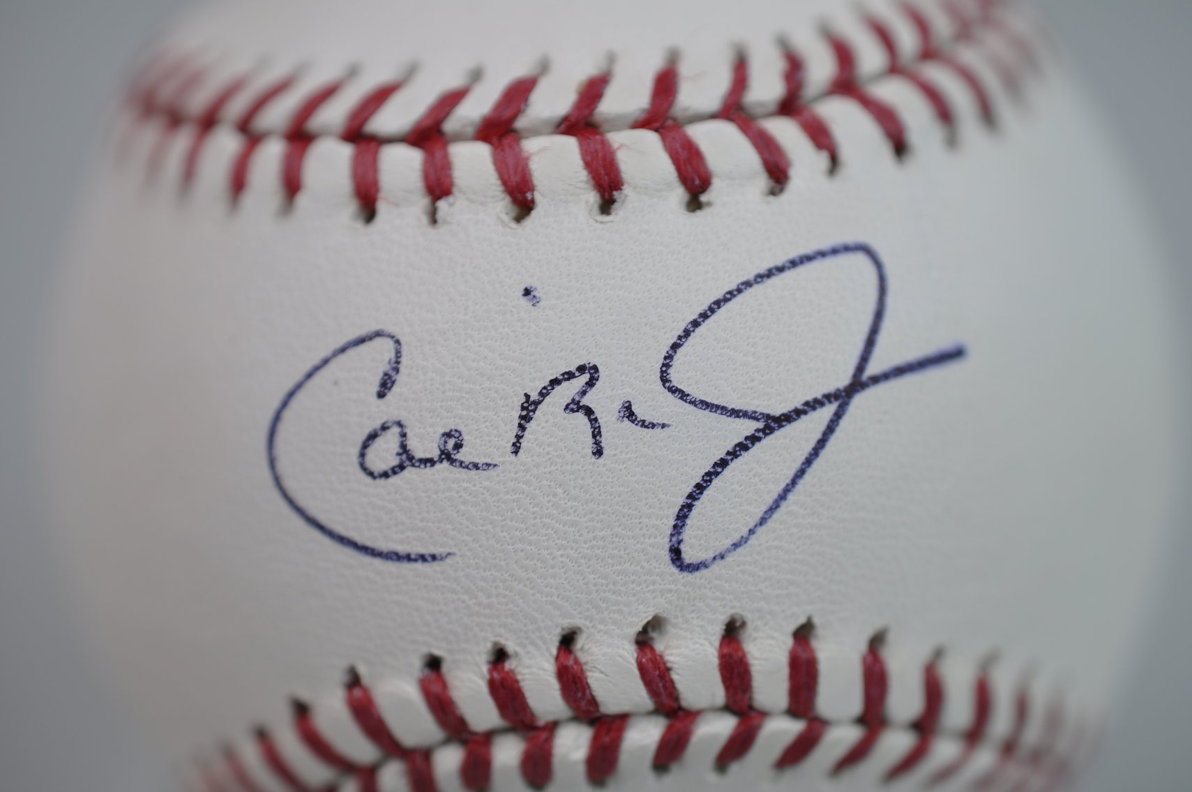 HOF Cal Ripken Jr. Signed Ball & Book