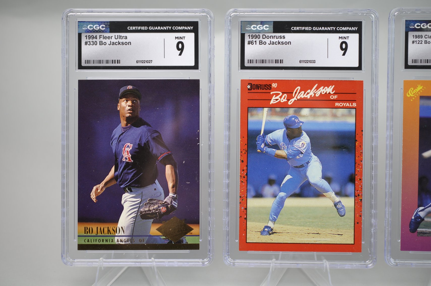 1988-94 Bo Jackson Graded Cards Collection