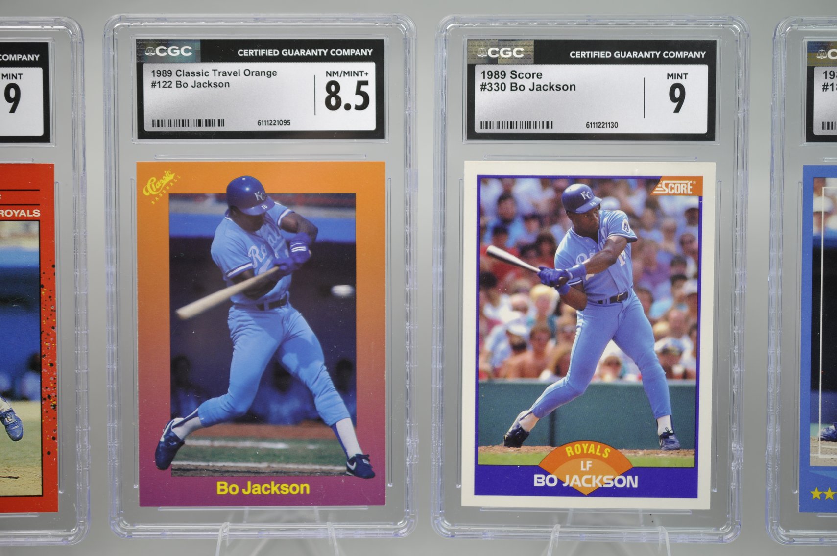 1988-94 Bo Jackson Graded Cards Collection