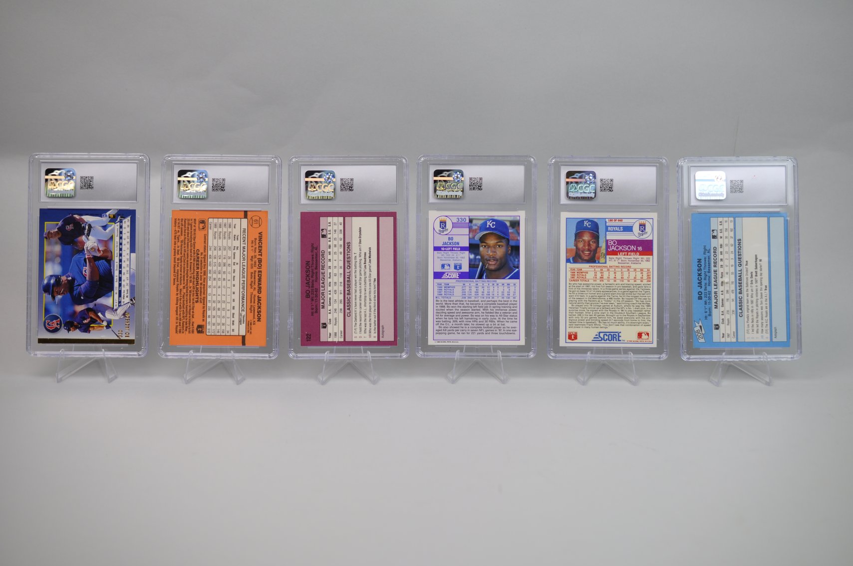 1988-94 Bo Jackson Graded Cards Collection