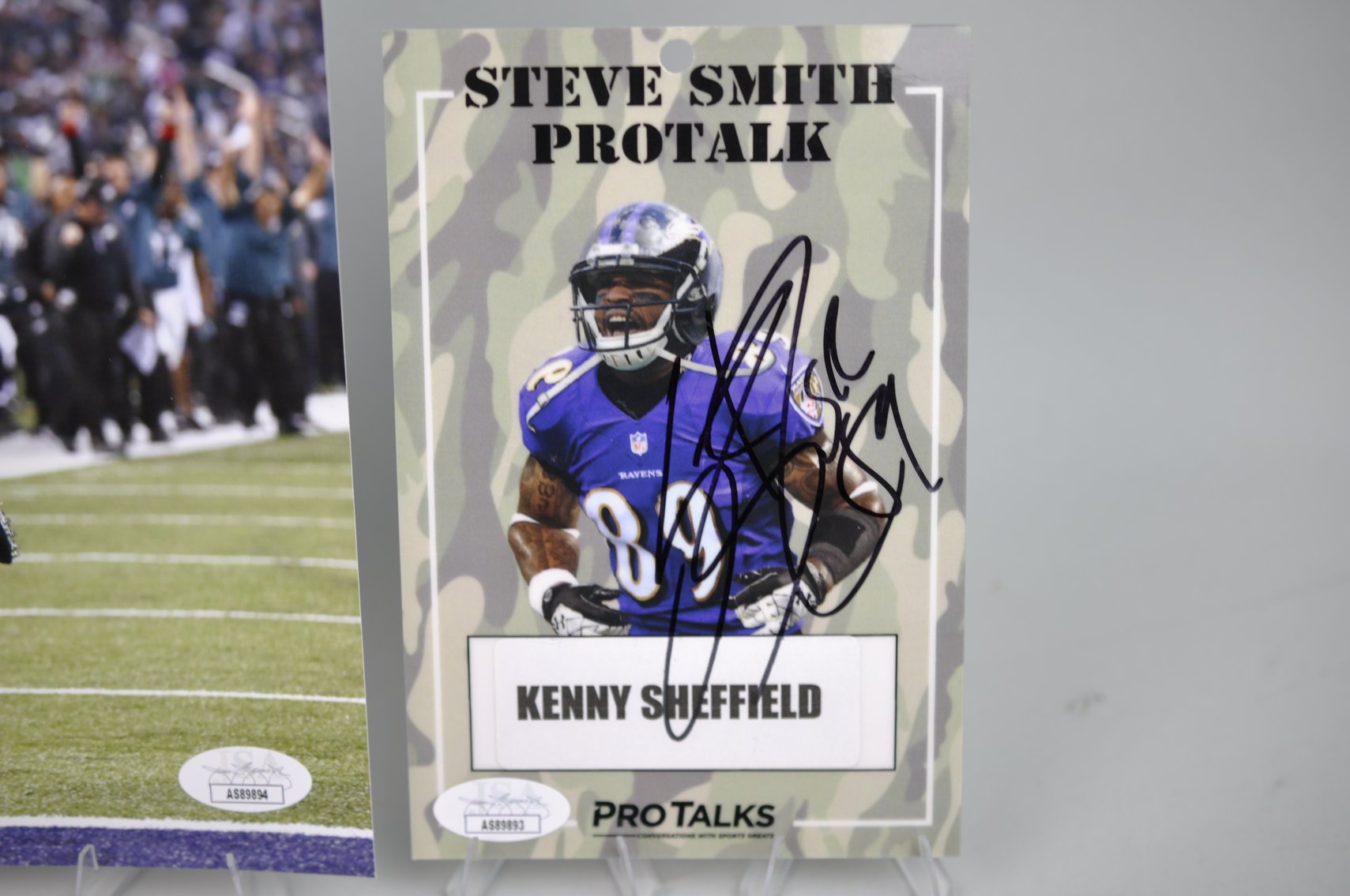 Famous Football Player Photographs w/ Signatures