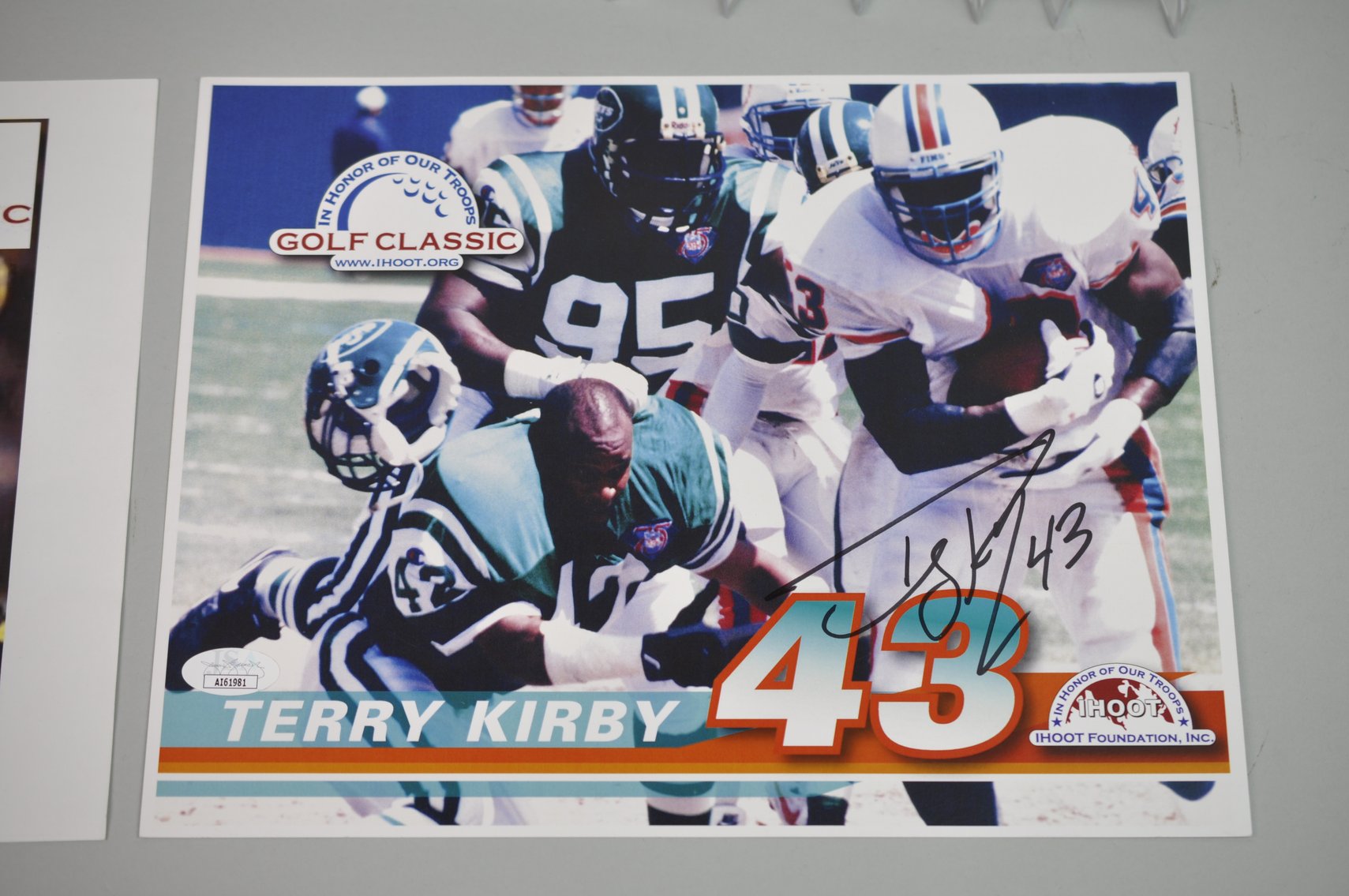 Famous Football Player Photographs w/ Signatures