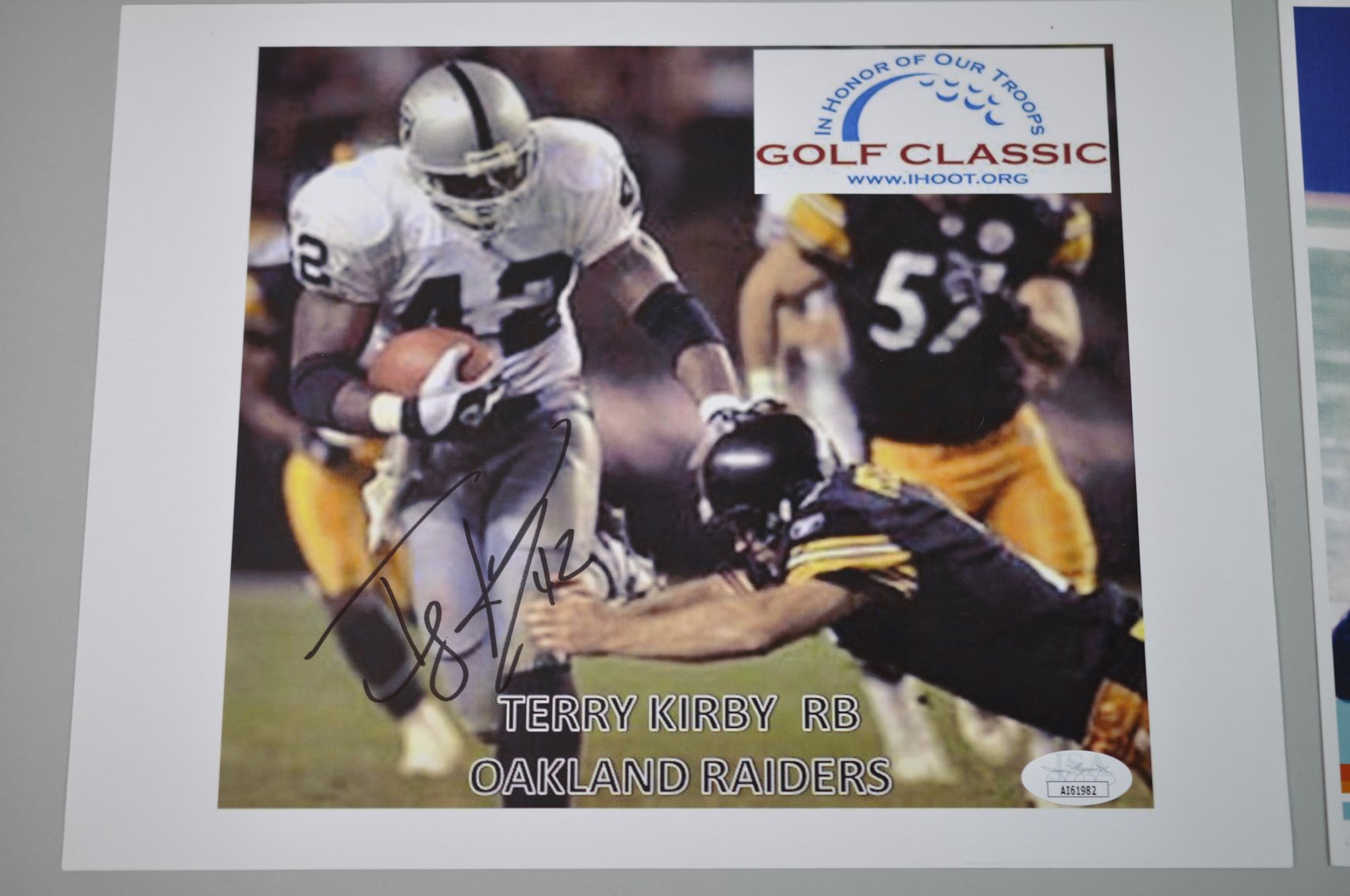 Famous Football Player Photographs w/ Signatures